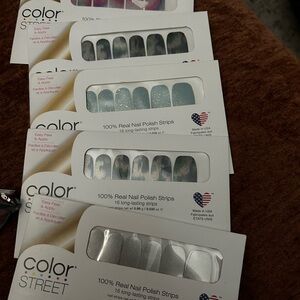 Color Street Nail Polish Strips - shimmer Collection